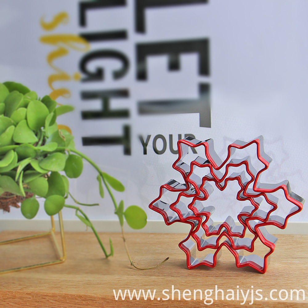 3pcs snow flake shaped cookie cutter set 3pcs snow flake shaped cookie cutter set